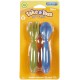 The First Years Take & Toss Toddler Flatware 12 Pcs - Red